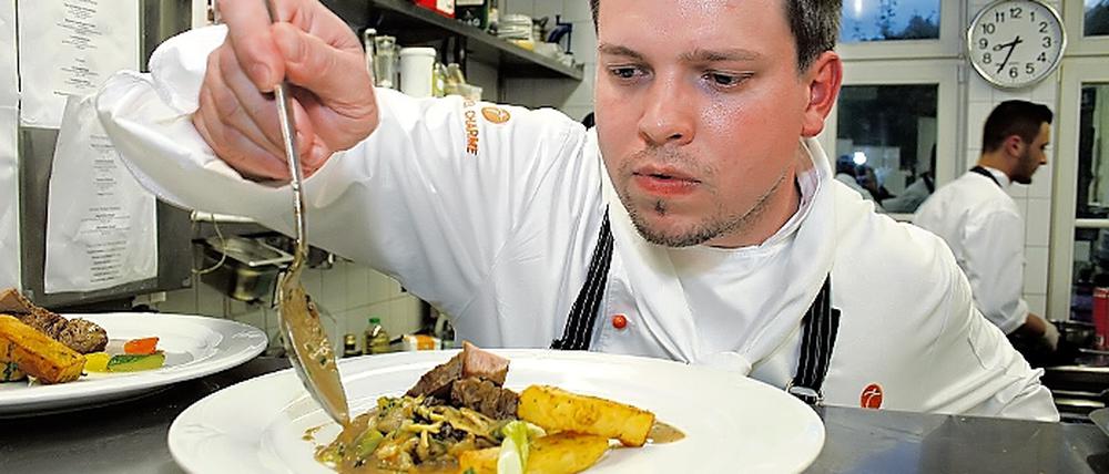 Mit seiner Tafelspitz-Kreation kann Steffen Schwarz punkten.