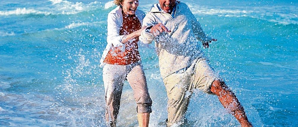 Experten raten im Alter zu Kindersonnenschutz.