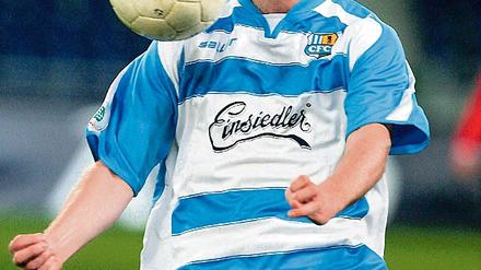 Kommt zum SVB. Anton Müller, Mittelfeldspieler des Chemnitzer FC.