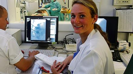 Das Innere im Blick. Kerstin Westphalen ist Radiologin im Bergmann-Klinikum.