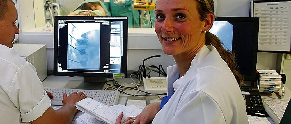 Das Innere im Blick. Kerstin Westphalen ist Radiologin im Bergmann-Klinikum.