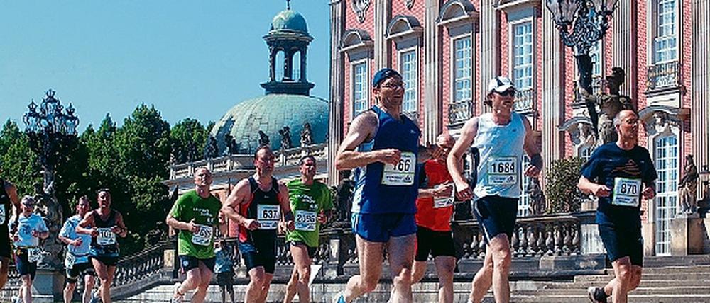 Entlang der Paläste. Der Potsdamer Schlössermarathon erlebt in diesem Jahr seine sechste Auflage.