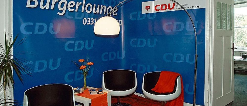 Chillecke. Die CDU-Lounge.