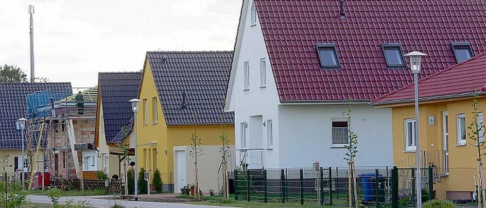 Das Buschwiesenkarree in Teltow: Insgesamt wechselten Grundstücke und Immobilien für 323,6 Millionen Euro den Besitzer davon wurden fast die Hälfte allein im südlichen Berliner Umland mit Teltow, Kleinmachnow und Stahnsdorf umgesetzt.