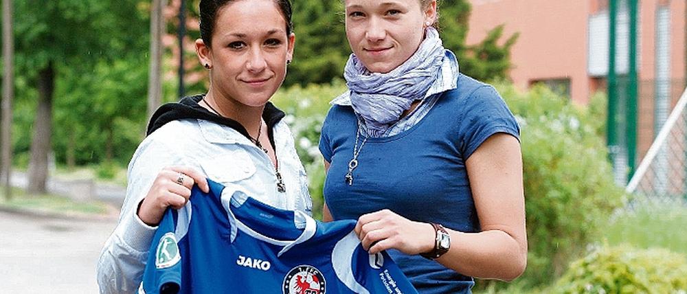 Bald Potsdamerinnen. Nadine Keßler (links) und Josephine Henning.