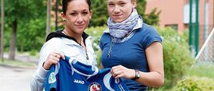 Bald Potsdamerinnen. Nadine Keßler (links) und Josephine Henning.