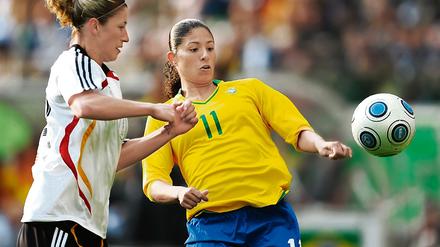 Abgemeldet. Bianca Schmidt (l.) ließ Cristiane nicht zum Zuge kommen.