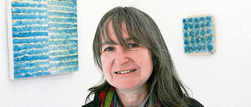 Karla Woisnitza in ihrer Schau.