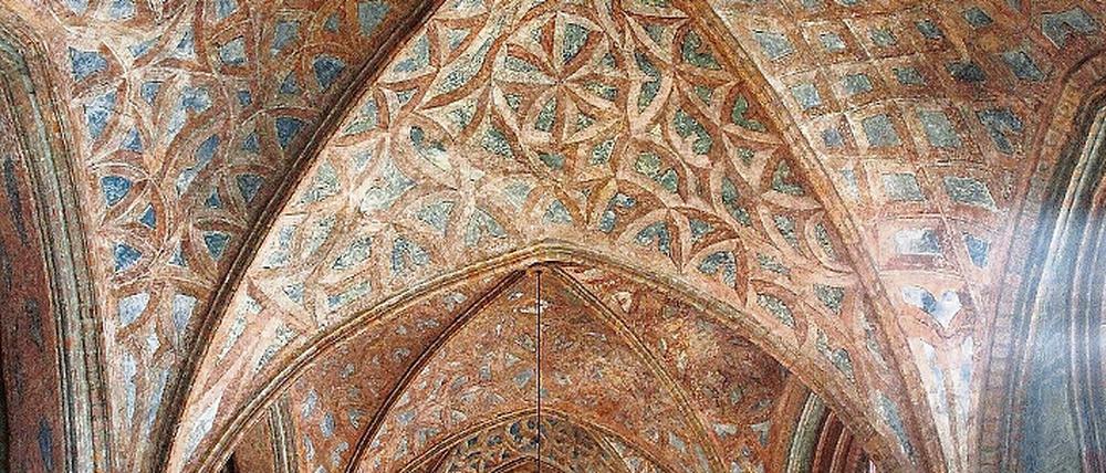 Freigelegt. Nach und nach bröckelte die Farbschicht, und die Szenen aus dem Paradies erschienen.