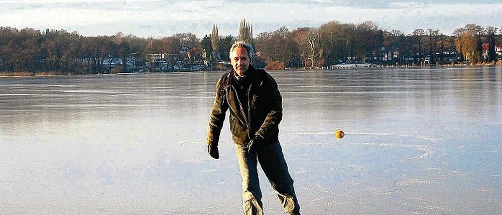 Silvio Huonder auf dem Schwielowsee.