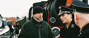 Basdorf. Hier drehte Jochen Alexander Freydank (l.) eine Filmszene.