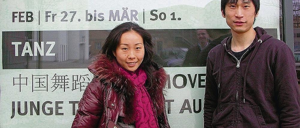 Junge Choreografen aus China in der fabrik: Nunu und Tian Zhiming.