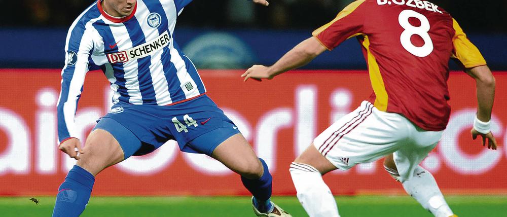 Gegen Babelsberg vorm Comeback. Herthas Serbe Gojko Kacar.
