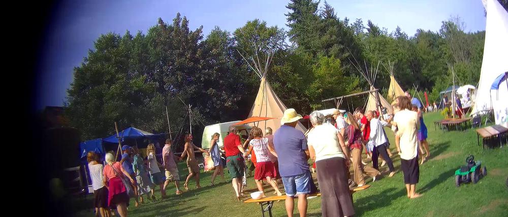 Ein Treffen von Anhängern der Anastasia-Bewegung.