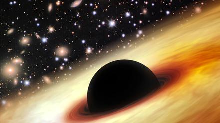 Der Astrophysiker Reinhard Genzel konnte nachweisen, dass sich im Zentrum der Milchstraße ein schwarzes Loch befindet, das alles verschluckt, selbst Sterne und Kommunikationswellen. 