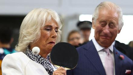 Camillas Tischtenniskünste konnten offenbar ihren Ehemann nicht überzeugen. 
