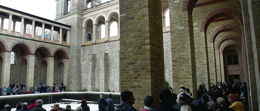 Gebaut mit freiwilligen Helfern. Ehrenamtler sammelten das Geld für die Sanierung des Belvederes auf dem Pfingsberg.