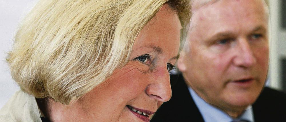 Neues CDU-Führungsduo: Landesvorsitzende Johanna Wanka und der künftige Generalsekretär Dieter Dombrowski.