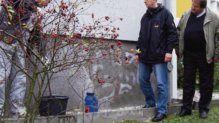 Im Kampf gegen rechte Schmierereien sucht die TWG nun Hilfe beim Netzwerk.