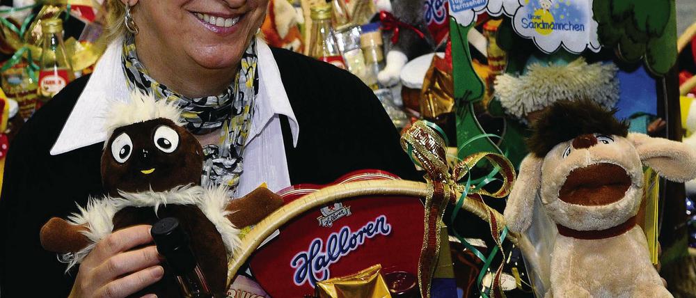 Ach du meine Nase! Ach, hätte Pittiplatsch doch das noch erleben dürfen: Hallorenkugeln mit Westaromen auf der Ostmesse im Westen.
