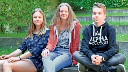 Neue Freunde gefunden. Maja Höfmann, Anastasija Glinina und Friedrich Stanke wurden von ihren israelischen Gastfamilien herzlich aufgenommen. „Es war schön, kein Tourist zu sein, sondern den Alltag der Menschen kennenzulernen“, sagt Stanke.
