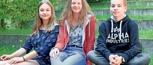 Neue Freunde gefunden. Maja Höfmann, Anastasija Glinina und Friedrich Stanke wurden von ihren israelischen Gastfamilien herzlich aufgenommen. „Es war schön, kein Tourist zu sein, sondern den Alltag der Menschen kennenzulernen“, sagt Stanke.