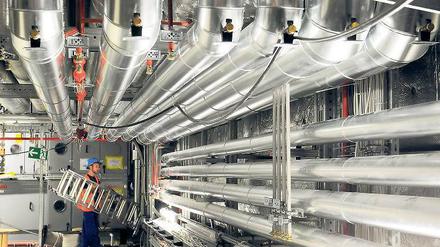 In der Leitungsebene. Der jüngste Test der Brandschutztechnik war offenbar erfolgreich.
