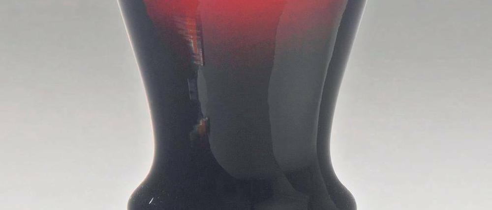 Neuling. Das neue Goldrubinglas ist bereits Teil der Dauerausstellung.