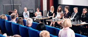 Stadt mitgestalten. Im Babelsberger Thalia-Kino tauschten Lehrer, Architekten und Schüler nach der Filmpräsentation am Montag ihre Erfahrungen mit dem Projekt aus.