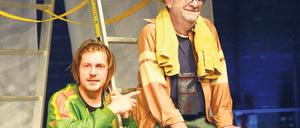 Charakterdarsteller. Roland Kuchenbuch begeisterte in großen und kleinen Rollen durch Spielfreude und Genauigkeit, wie hier in „Herz eines Boxers“ von Lutz Hübner. In den 38 Jahren seines Festengagements erlebte er sieben Intendanten.