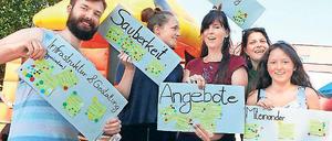 Nachgefragt. Studenten fragten die Schlaatzer nach ihren Wünschen.
