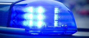 Die Polizei im Einsatz.