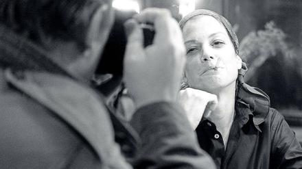 Volltreffer. Das Foto von Marie Bäumer als Romy Schneider hat Peter Hartwig während einer Probe von „3 Tage in Quiberon“ geschossen. Es wurde zum Plakatmotiv des Films.