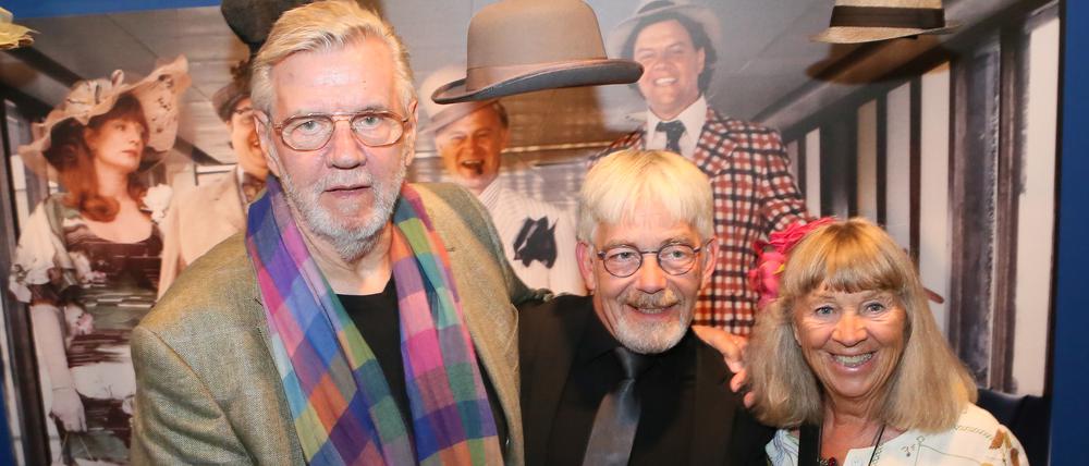 Zur Eröffnung der Ausstellung kamen die Darsteller Morten Grunwald (Benny) und Jes Holtsø (Børge) sowie Kostümbildnerin Lotte Dandanell.