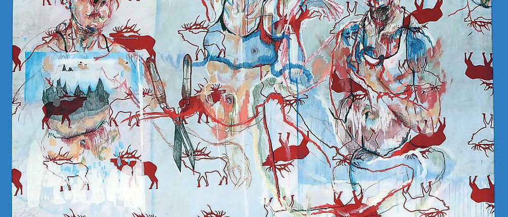 Grüße aus Lascaux. Die Höhlenmalerei spiegelt sich im Werk von Lilly Elsner, findet Kunstraumleiter Mikos Meininger. Auch damals begeisterte man sich für Tiere.