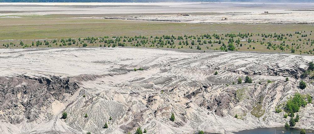 Bald blau. Bei Cottbus soll Brandenburgs größter See entstehen.