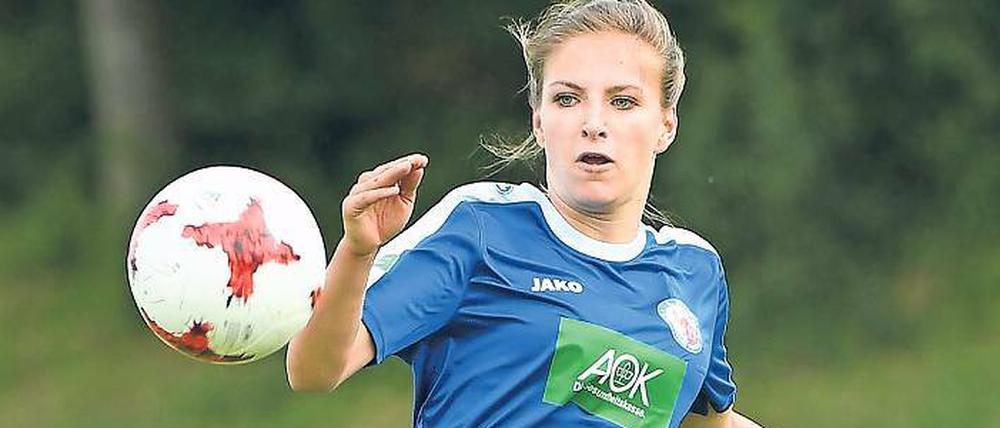 Stürmisch. Angreiferin Melissa Kössler.