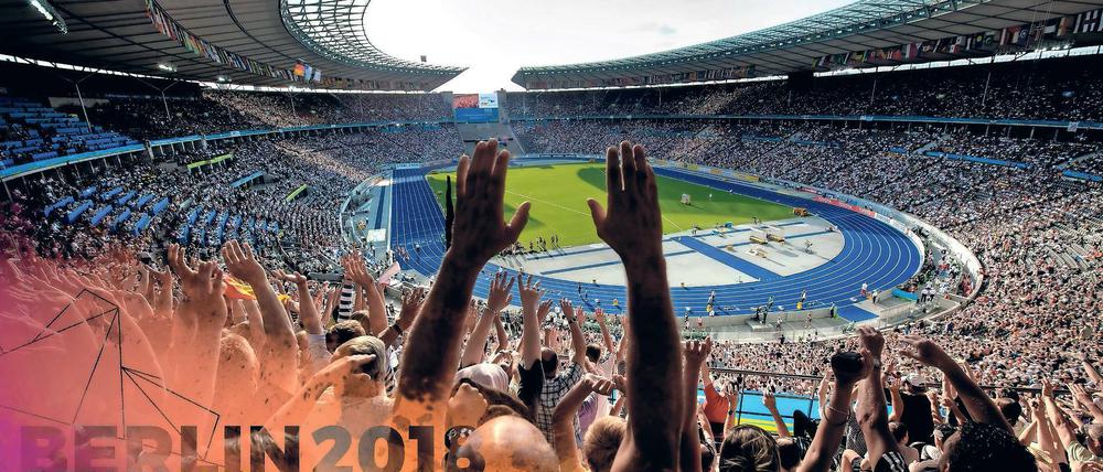 Es soll begeisternd werden. Das Berliner Olympiastadion soll während der Leichtathletik-EM zur Event-Bühne werden, auf der sich Spitzensport und Entertainment treffen.