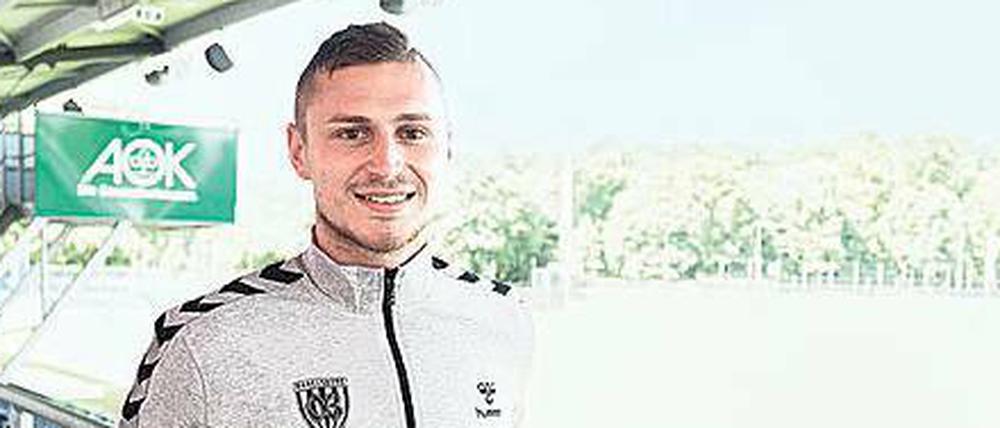 Er soll künftig hinten dicht machen. Franko Uzelac ist ein neuer Verteidiger für den SVB.