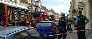 Der Feuerwehreinsatz in der Gutenbergstraße hat am Freitagmorgen den Verkehr lahmgelegt.