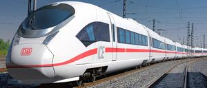 Flaggschiff. Die künftigen ICx-Fernzüge der Bahn sollen mit Spitzentempo 249 unterwegs sein.