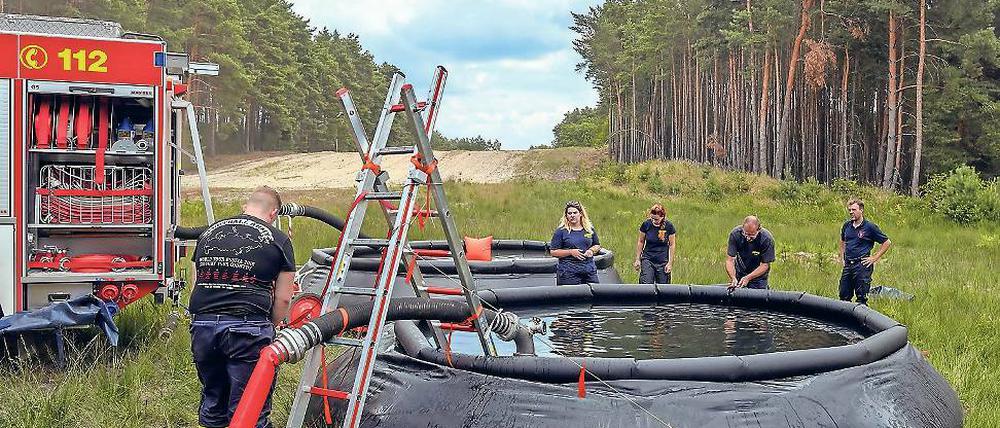Vorsorgen. Der Brandschutz in der Lieberoser Heide soll besser werden.