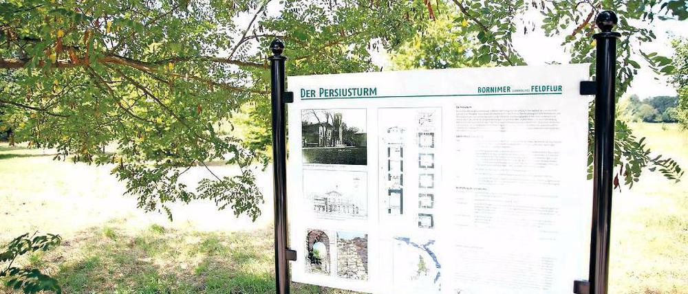 Mehr Orientierung. In der Bornimer Feldflur stehen neue Schilder.