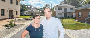 Rückkehrer. Stefanie und Ivo Baumert lebten zeitweise in Hamburg, inzwischen sind sie in ihren Heimatort Spremberg zurückgekehrt – und glücklich mit der Entscheidung.