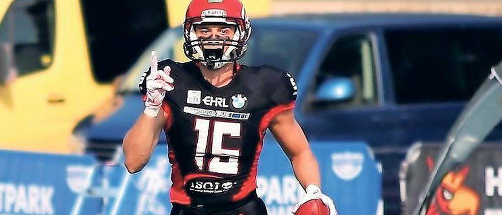 Verwertet. Enrico Stiegemann schloss den schönsten Spielzug des Tages ab.