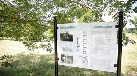 Wege- und Informationssystem in der Bornimer Feldflur, Bornim, Potsdam, 25.07.2018 Foto: Sebastian Gabsch PNN