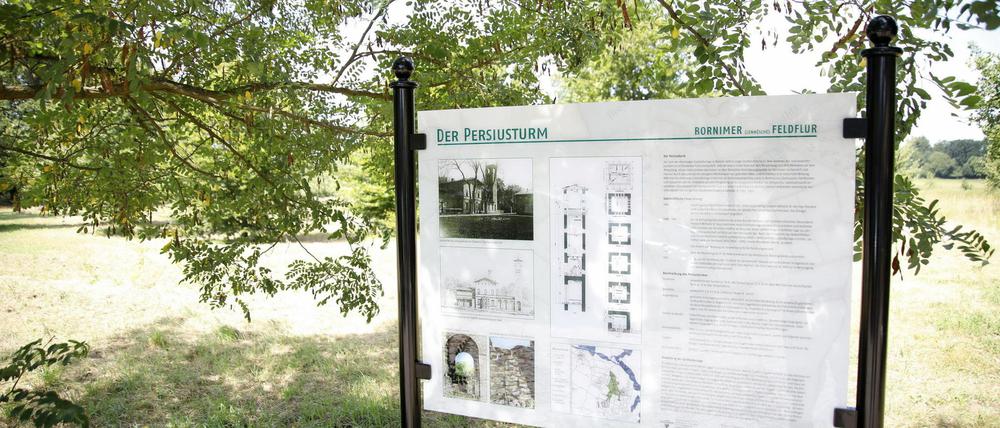 Wege- und Informationssystem in der Bornimer Feldflur, Bornim, Potsdam, 25.07.2018 Foto: Sebastian Gabsch PNN
