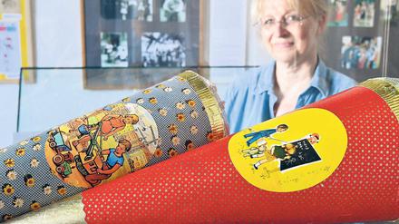 Deutscher Brauch. Die Zuckertüten zur Einschulung haben ihre Ursprünge in Sachsen, Thüringen und Schlesien. In der Ausstellung „Von ABC-Schützen und Zuckertüten“ im Museum „Viadrina“ in Frankfurt (Oder) sind auch Schultüten aus den 50er Jahren zu sehen.