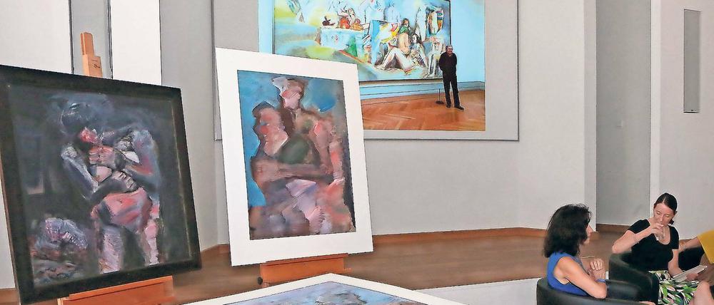 Formnebel. Hans Vent studierte ein Leben lang den Menschen und formte ihn mit Farben nach. Im Museum Barberini war bis Mai sein Werk aus dem Palast der Republik zu sehen.