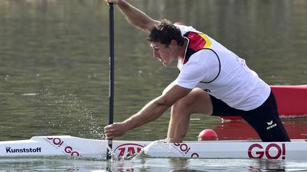 Einseitig. Canadierfahrer Sebastian Brendel paddelt nur links. Die meisten seiner Gegner wiederum rechts, was ihnen bei der WM zum Vorteil werden könnte. 